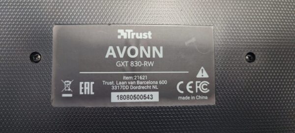 Trust GXT 830-RW Avonn RGB Gaming Toetsenbord – Verlicht, QWERTY, Bedraad, PC