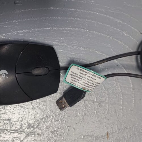 Logitech M-BJ69 Bedrade Optische USB Muis – 3 Knoppen, Zwart, 1000 DPI