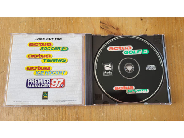 Actua Golf 2 (Gremlin Interactive, 1998) – PC CD-ROM – Actua Sports Series