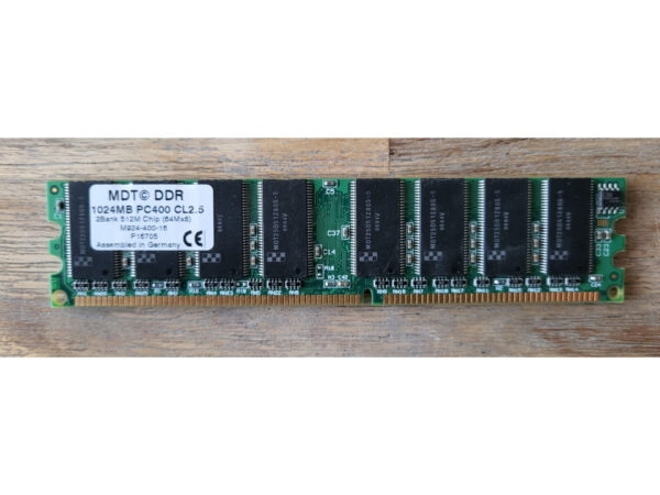 MDT 1GB DDR1 Desktop RAM (PC400 CL2.5)