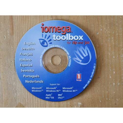 Iomega Toolbox – Software voor Zip & Jaz Drives (1997)
