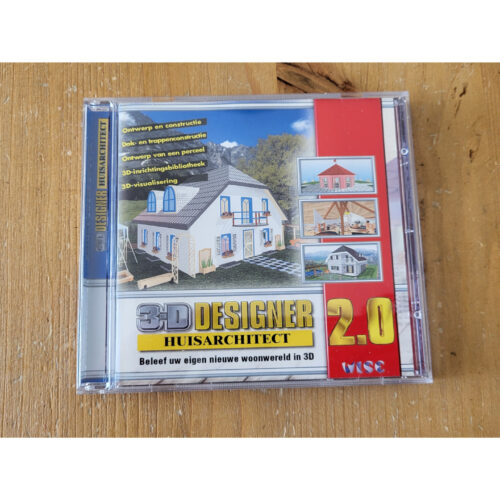 3D Designer Huisarchitect 2.0 – Ontwerp & Visualisatie Software (NL, ca. 2001)