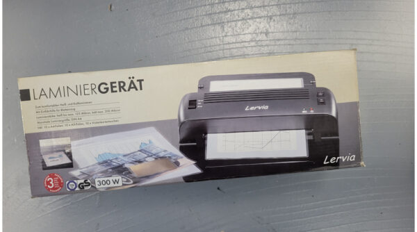 Lervia Lamineerapparaat A4 – Heet- en Koudlamineren 300W